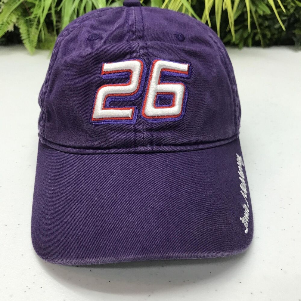Jamie McMurray Hat Cap Strap Back Mens One Size NASCAR Racing No. 26 Crown Royal